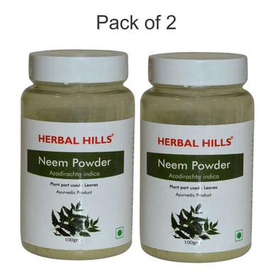 Natural Minerals Ayurvedic Neem Patra Powder 100Gm For Blood Purification (Pack Of 2)
