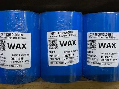 Thermal Transfer Wax Ribbon Usage: Used For General Purpose Labeling