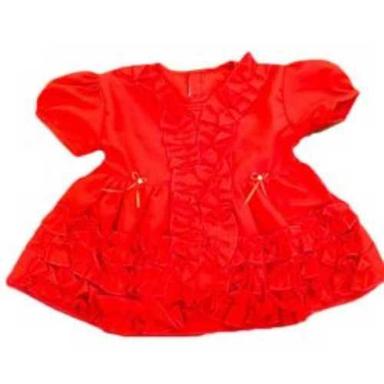 Designer Printed Baby Frock Age Group: 0-1