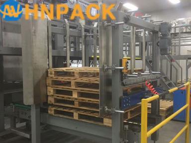 Automatic In Line Electric Wood Pallet Dispenser For Pallet Handling System