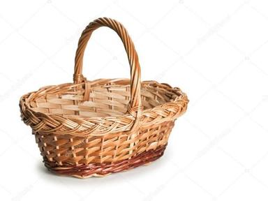 Brown Eco Friendly Bamboo Basket