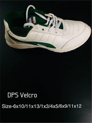 White And Green Dps Uniform Shoes