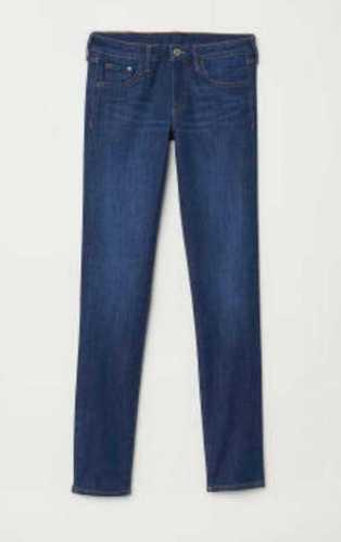 Blue Cotton Denim Men Jeans