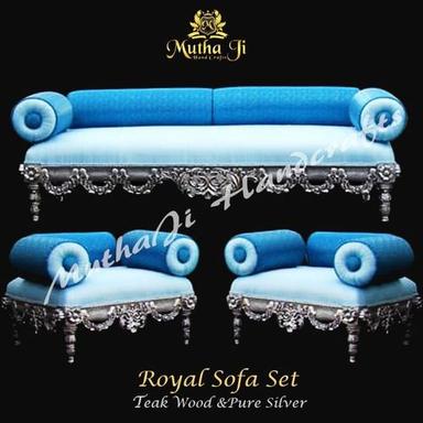Royal Silver Sofa Set Home Furniture