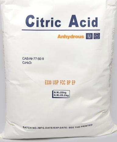 Citric Acid Anhydrous Food Chemicals Cas No: Nra A A 77-92-9