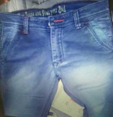 Anti Wrinkle Blue Color Denim Comfortable Jeans