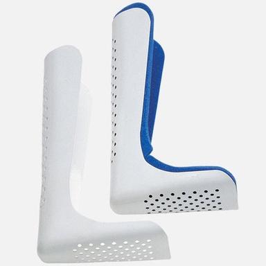 Automatic Plain White- Blue Leg Splint