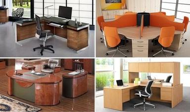 Brown Modliva Modular Office Table