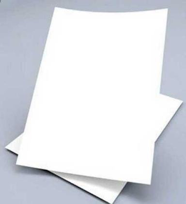 Plain White Paper Sheet