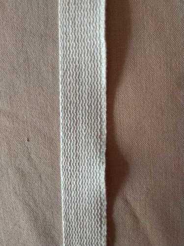 Ribbons Plain White Cotton Twill Tape