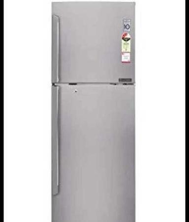 Grey Rust Resistant Double Door Refrigerator