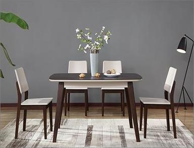 Wood Attractive Wooden Dining Table Set
