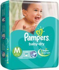 White Baby Pampers Diapers Pack
