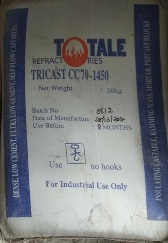 Refractories Tricast Cc 70-1450 (Castable Cement)