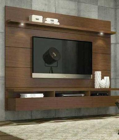 Brown Pure Wooden Tv Cabinet
