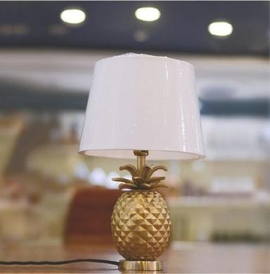 Decorative Fancy Brass Pineapple Accent Table Lamp