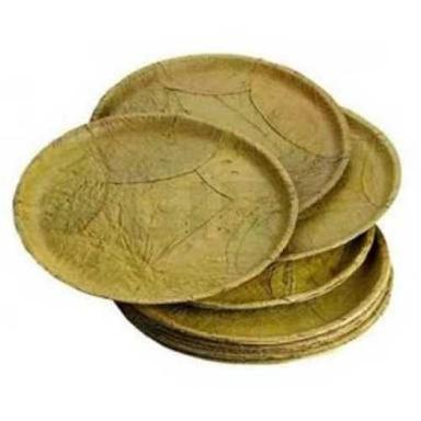 Brown Disposable Organic Leaf Plates