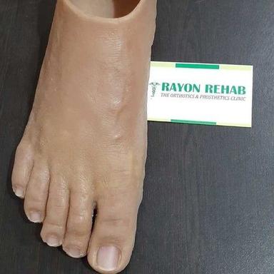 Artificial Silicon Foot For Partial Foot Amputation Patient Bust Size: Free Size Yard