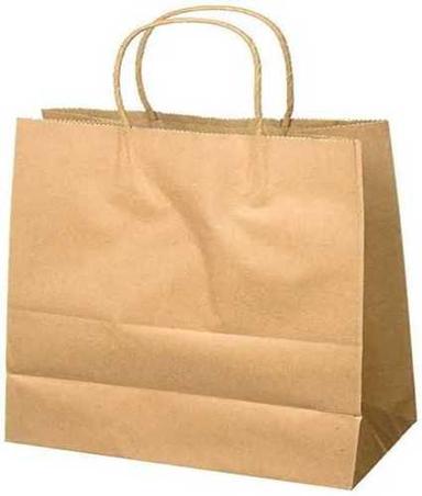 Disposable Brown Paper Carry Bag 