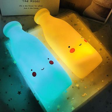 Yellow Led Bottle Shape Night Light