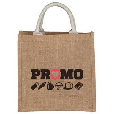 Brown Designer Jute Bag For Shopping
