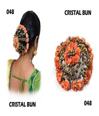 Light Weight Hair Crystal Bun Used By: Women