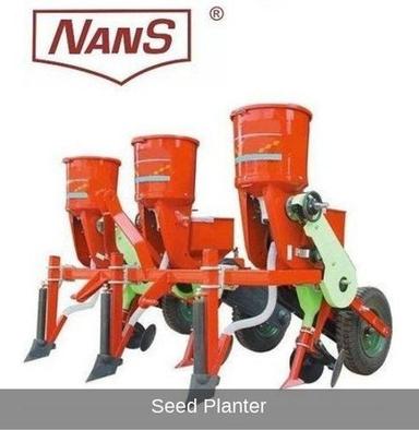Orange Semi Automatic Seed Planter