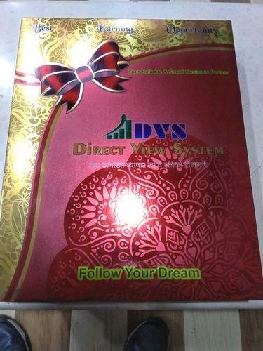 Red Exclusive And Designer Uv Printing Metallic Garment Packaging Boxes