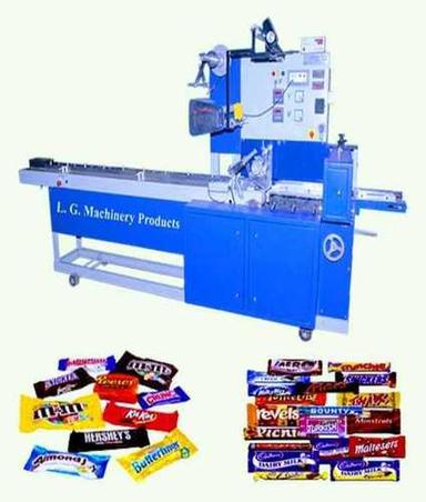 Silver Automatic Chocolate Packaging Machine With Plc Control System
