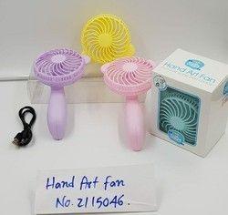 Pink/Purple/Yellow Portable Hand Usb Fan