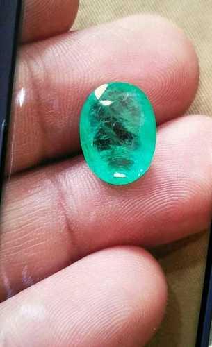 Blue Shinny Look Emerald Stone