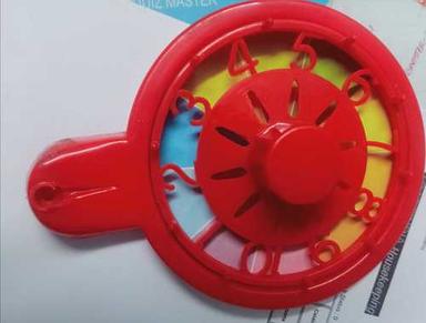 Round Red Plastic Dice Spinner 