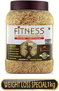 Solid Shrilalmahal Fitness Brown Basmati Rice (Weight Loss Special), 1 Kg X 4