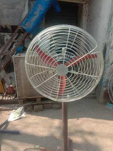 White Fully Electric Stand Fan