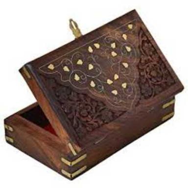 Brown Antique Box For Jewelry 