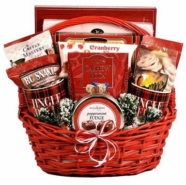 Square Holiday Gift Basket For Gift Packing