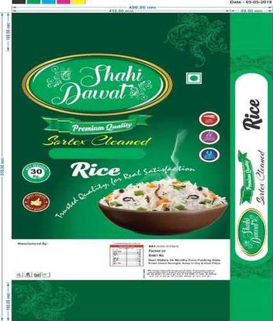 Green Digital Printed Rice Packaging Bag