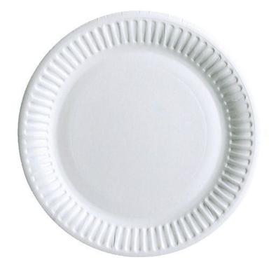 White Disposable Plain Paper Plate