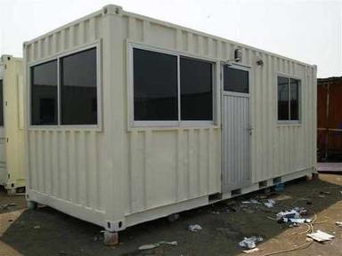 White Steel Modular Portable Container Office Cabin
