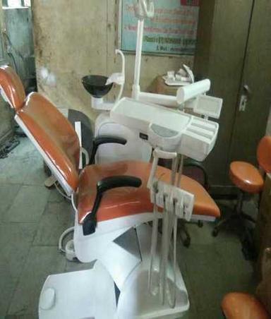 White And Orange High Design Hydraulic Dental Chair