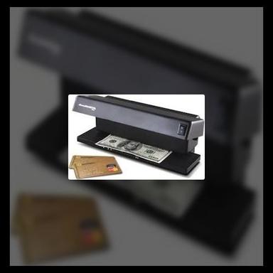 Black Impact-Resistant Counterfeit Money Detector