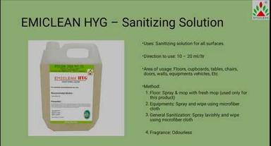 Bio Degradable Surface Sanitizer Liquid