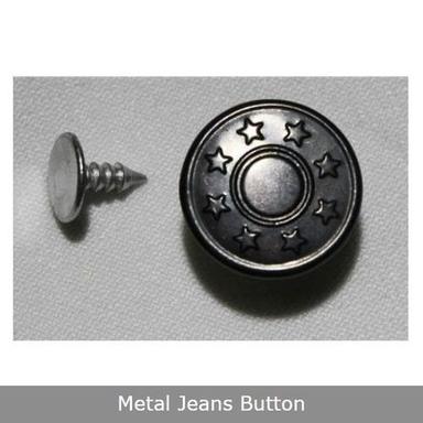 Variety Of Colours Metal Round Jeans Button