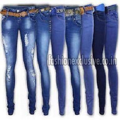 Ladies Blue Denim Jeans Age Group: <16 Years