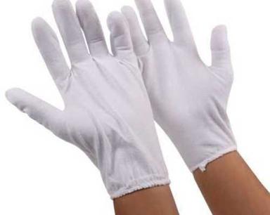 White Ntural Rubber Hand Gloves