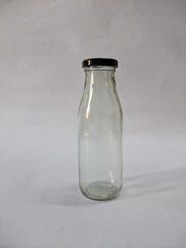 Round 300Ml Clear Glass Bottle