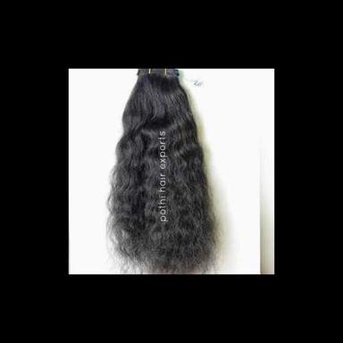 Natural Black Weft Human Hair Used By: Girls