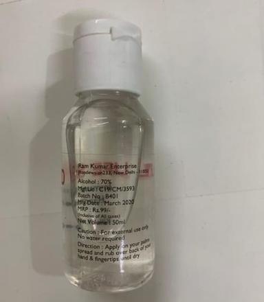 Safe To Use Clear Color Hand Sanitizer