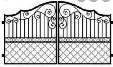 Colorless Metal Fancy Grill Gates