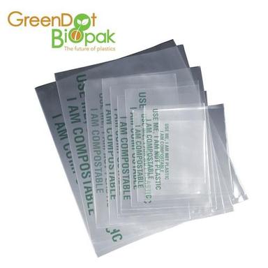 Colourless Fully Transparent Flat Packaging Bag